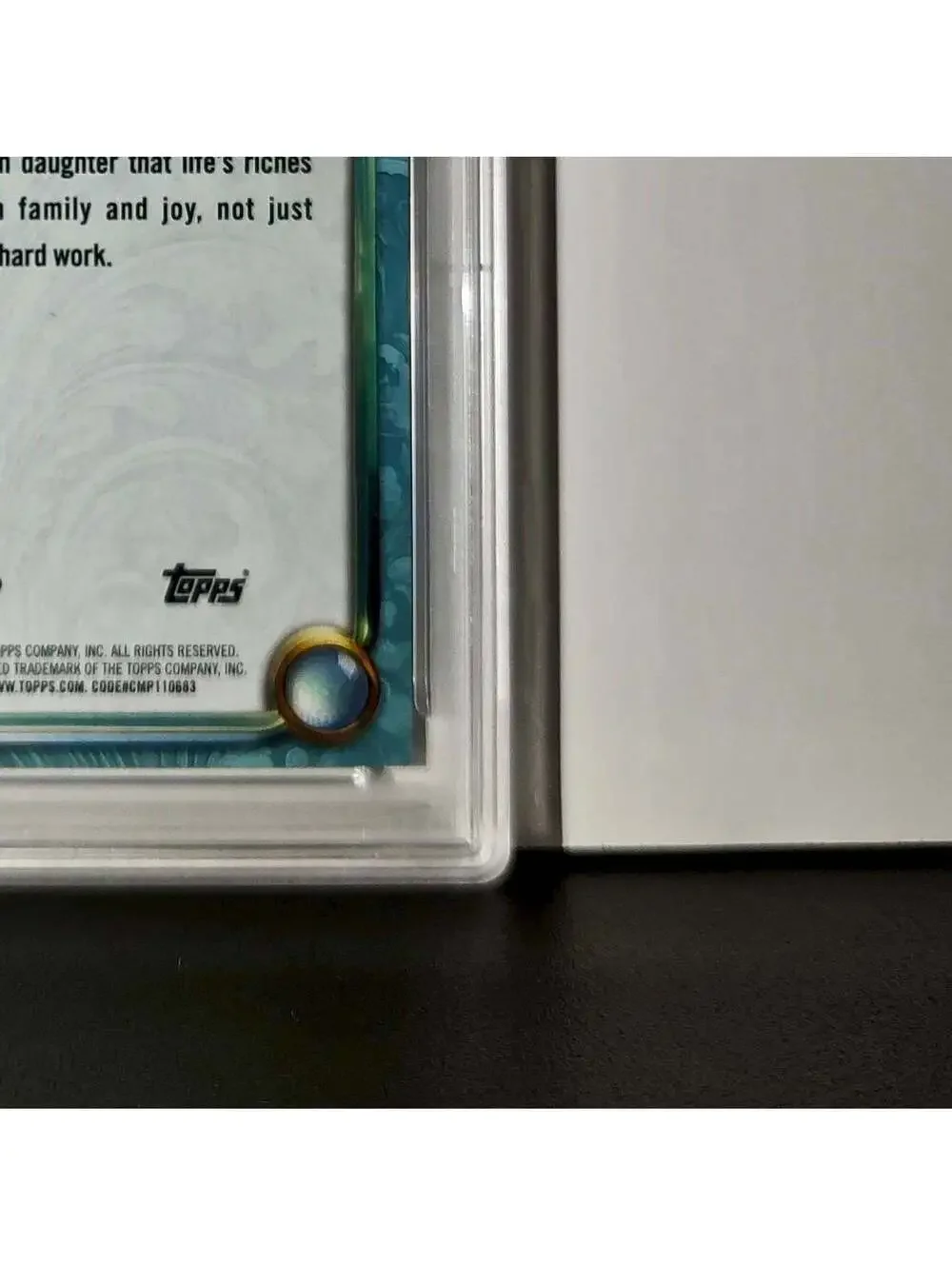 Eudora 2025 Topps Disney #143 Diamond Card The Princess and the Frog PSA 7